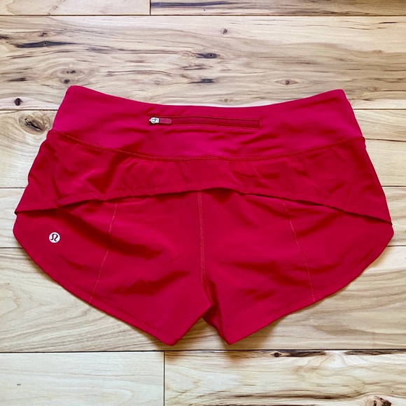 Lululemon Speed Up running shorts RED - Picture 3 of 8
